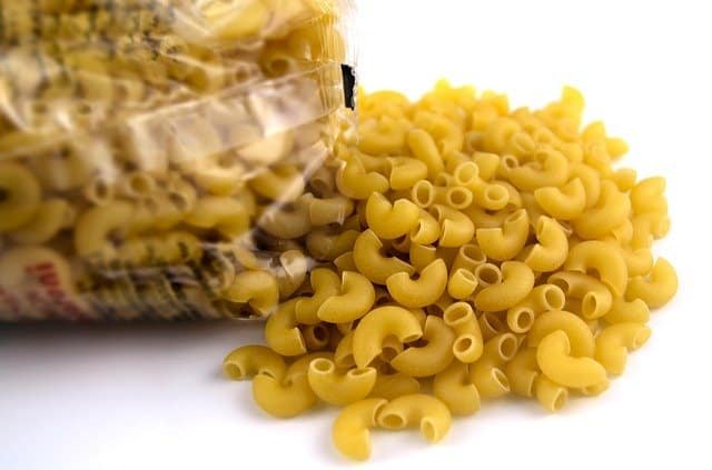 bag of macaroni pasta